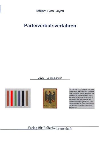 Parteiverbotsverfahren: JBÖS-Sonderband 2