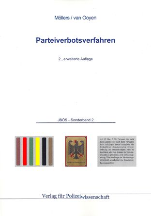 Parteiverbotsverfahren: JBÖS-Sonderband 2 - 2., erweiterte Auflage